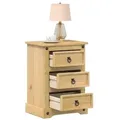 Produktbild: vidaXL Nachttisch Corona 45x35x64 cm Massivholz Kiefer