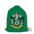 Produktbild: Logoshirt® Harry Potter I Slytherin I Logo I Stoffbeutel I bedruckt I grün I AZO-free I stabiler Kordelzug I Lizenziertes Design