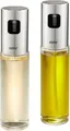 Produktbild: GEFU Essig- und Ölsprüher Neva 2er Set | 100 ml | Glas/Edelstahl | Auslaufsicher | Präzisionsdüse