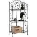 Produktbild: TPFGarden Standregal, Schwarz, Metall, 58x118x33 cm, Wohnzimmer, Regale, Bücherregale