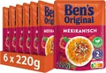 Produktbild: BEN'S ORIGINAL Express Reis Mexikanisch 6 x 220g, ohne künstliche Aromastoffe