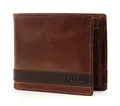 Produktbild: FOSSIL Quinn Coin Pocket Bifold L Geldbörse Brown Braun Neu