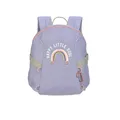 Produktbild: LÄSSIG Kleiner Kinderrucksack für Kita Kindertasche Krippenrucksack mit Brustgurt 3,5 Liter/Tiny Backpack Outdoor Rainbow pastel lilac