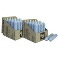 Produktbild: 2 x 25 Stabkerzen Taubenblau 100 x 22 mm Kerzenfarm Kerzen Candle Set