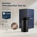 Produktbild: Bächlein Universal Ablaufgarnitur ohne Überlauf (Matt Schwarz) - Pop Up Ventil
