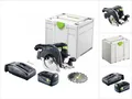 Produktbild: Festool HKC 55 EB-Basic Akku Handkreissäge 18 V 160 mm Brushless + 1x Akku 5,0 Ah + Ladegerät + Systainer