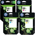 Produktbild: Druckerpatronen HP 88 XL 4er Set. Multipack Schwarz,Cyan,Magenta,Gelb
