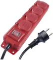 Produktbild: EMOS P14231 Steckdosenleiste, 4 Steckdosen, 3m, 1,5mm², Gummi-Neopren, rot