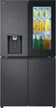 Produktbild: LG GMG960EVEE Multi-Door Kühlschrank mit Gefrierfach (638 L, Energieklasse E) mit InstaView und Craft Ice, Eis- und Wasserspender, Total No Frost, Silber