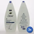 Produktbild: 3x Dove Duschgel 750 Ml Feuchtigkeitsspender Weiß