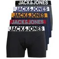 Produktbild: Jack & Jones Boxershorts Solid (5-St., 5er Pack) gute Passform durch elastische Baumwollqualität schwarz S
