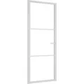 Produktbild: vidaXL Innentür 83x201,5 cm Weiß ESG-Glas und Aluminium 350569