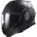Produktbild: Motorrad Helm XL - LS2 Advant X Carbon Solid FF901 Klapphelm - schwarz