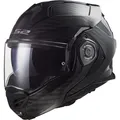 Produktbild: Klapphelm LS2 FF901 Advant X Carbon Solid ECE2206 Gr. XL - Schwarz