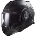 Produktbild: Motorrad Helm XL - LS2 Advant X Carbon Solid FF901 Klapphelm - schwarz