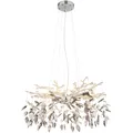 Produktbild: GLOBO Hängelampe Esszimmer Kristalle Kronleuchter Pendelleuchte Wohnzimmer 64133-8
