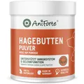 Produktbild: AniForte Hagebuttenpulver für Hunde & Katzen 500g – 100% Hagebutten, reich an Vitamin C, zur Unterstützung des Immunsystems
