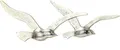 Produktbild: Boltze Wandobjekt Vogel (Wanddeko aus Metall, Vögel, maritimes Motiv, Wandbild für Flur / Wohnzimmer / Esszimmer) 1014713, silber
