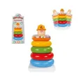 Produktbild: Pilsan Stapelspielzeug Bunter Stapelturm 03267, (6-tlg), Stapelspaß, 5 bunte Ringe, Stapelpyramide