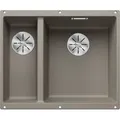 Produktbild: Blanco Subline 340/160-u Spüle 523565 55,5x46cm, PuraDur tartufo, rechts, für Unterbau