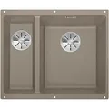 Produktbild: BLANCO SUBLINE 340/160-U Unterbauspüle / SILGRANIT / Tartufo / Hauptbecken rechts / Stopfen