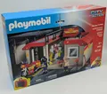 Produktbild: PLAYMOBIL 5663 City Action Feuerwehrstation zum Mitnehmen Feuerwehr Motorrad NEU