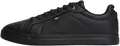 Produktbild: Tommy Hilfiger Herren Court Sneaker Icon Light aus Leder, Schwarz (Black), 45