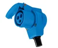 Produktbild: as-Schwabe 60474 | CEE-Winkelkupplung 230V/16A, blau