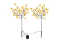 Produktbild: Spetebo Gartenstecker LED Garten Stecker Physalis warm weiß - 2er Set (Set, 2-St., gartendeko) Outdoor Deko Beleuchtung mit Timer