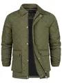 Produktbild: Indicode Herren INDrills Steppjacke mit Cordkragen und Rautensteppung | Daunenjacke für Männer Army, XL