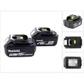Produktbild: Makita Akku Power Set 18V 2x Akku 5,0Ah BL1850B (197280-8) Doppelpack Akkupacks