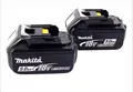 Produktbild:  Makita Akku Power Set 18V 2x Akku 5,0Ah BL1850B ( 197280-8 ) Doppelpack