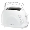 Produktbild: Clatronic® Toaster | 2-Scheiben-Toaster | integrierter Brötchenaufsatz | Aufwärm-, Auftau-, Schnellstoppfunktion | 2 Kontrollleuchten | Krümelschublade | Kabelaufwicklung | TA 3565 weiß