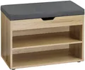 Produktbild: KESPER® Schuhschrank KESPER Schuhschrank mit Sitzkissen, FSC mit Klappe / zusätzliches Stauraumfach