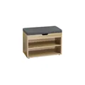 Produktbild: Schuhschrank mit Sitzkissen versch. Ausführungen - Holzoptik