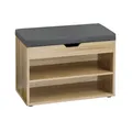 Produktbild: Kesper | Schuhschrank mit Sitzkissen, 60 x 47 x 30 cm, Eiche | 1592413