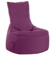 Produktbild: Sitzsack swing scuba®, 100% Polyester, abwaschbar, B 650 x T 900 x H 950 mm, aubergine 144696