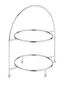 Produktbild: APS Serviergestell f?r 2 Teller, Etagere, Buffetgestell, max 27 cm ?, Metall