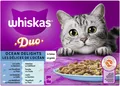 Produktbild: WHISKAS Duo Nassfutter Multipack Ocean Delights in Gelee 12x85g Portionsbeutel