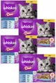 Produktbild: 48 x 85 g Whiskas Duo Ocean Delights (€ 7,34/kg) 4 Sorten in Gelee für Katzen