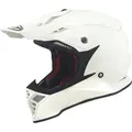 Produktbild: KYT Skyhawk Plain Motocross Helm, weiss, Größe M für Männer