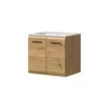 Produktbild: Waschtisch inkl. Waschbecken   ¦ holzfarben ¦ Maße (cm): B: 60 H: 55
