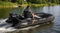 Produktbild: Schlauchboot Sportboot 3.6m Aluboden Ruderboot robustes PVC mit Motor 5ps