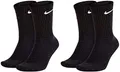 Produktbild: NIKE 4 Paar Herren Damen Socken Lang SX4508 weiß oder schwarz, Größe:42-46, Sockenpakete:4 Paar schwarz