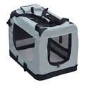 Produktbild: Fudajo Transportbox XXL faltbar 90x63x63cm Hundebox Katzenbox Reisebox Autobox