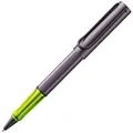 Produktbild: Lamy AL-star aubergine Tintenroller - leichter Stift mit transparenten, ergonomischen Griff & Strichbreite M - Gehäuse aus Aluminium – mit Tintenrollermine M 63 Strichbreite M in schwarz