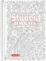 Produktbild: BRUNNEN Collegeblock Premium Student „Papagei“ ZENart | A4, Lineatur 27, 80 Blatt, weiß
