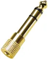 Produktbild: LogiLink Audio-Adapter, 6,35 mm Klinke - 3,5 mm Klinke