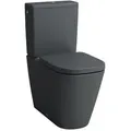 Produktbild: Laufen Meda Stand-WC-Kombination H8241117580001 36x68cm, spülrandlos, graphit matt