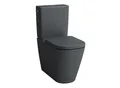 Produktbild: Laufen Meda Stand-WC-Kombination H8241117580001 36x68cm, spülrandlos, graphit matt